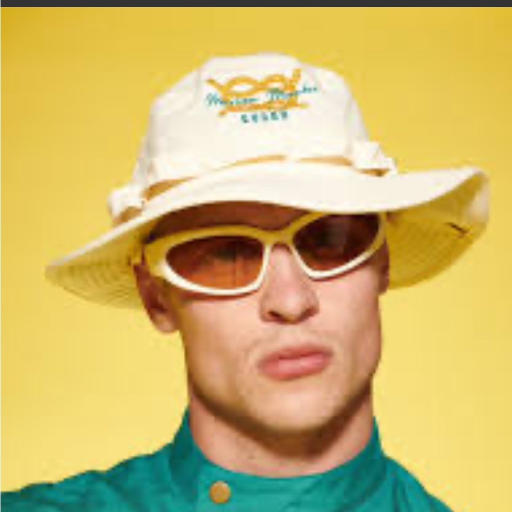 Men's Sun Hat with Embroidered Logo